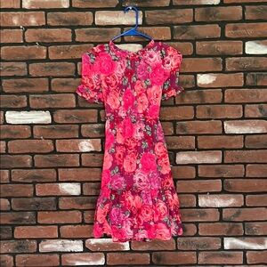 Wonder Nation Pink Ruffled Smocked Sundress